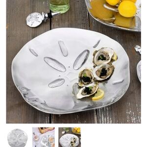 MSilver Sand Dollar Decorative Platter